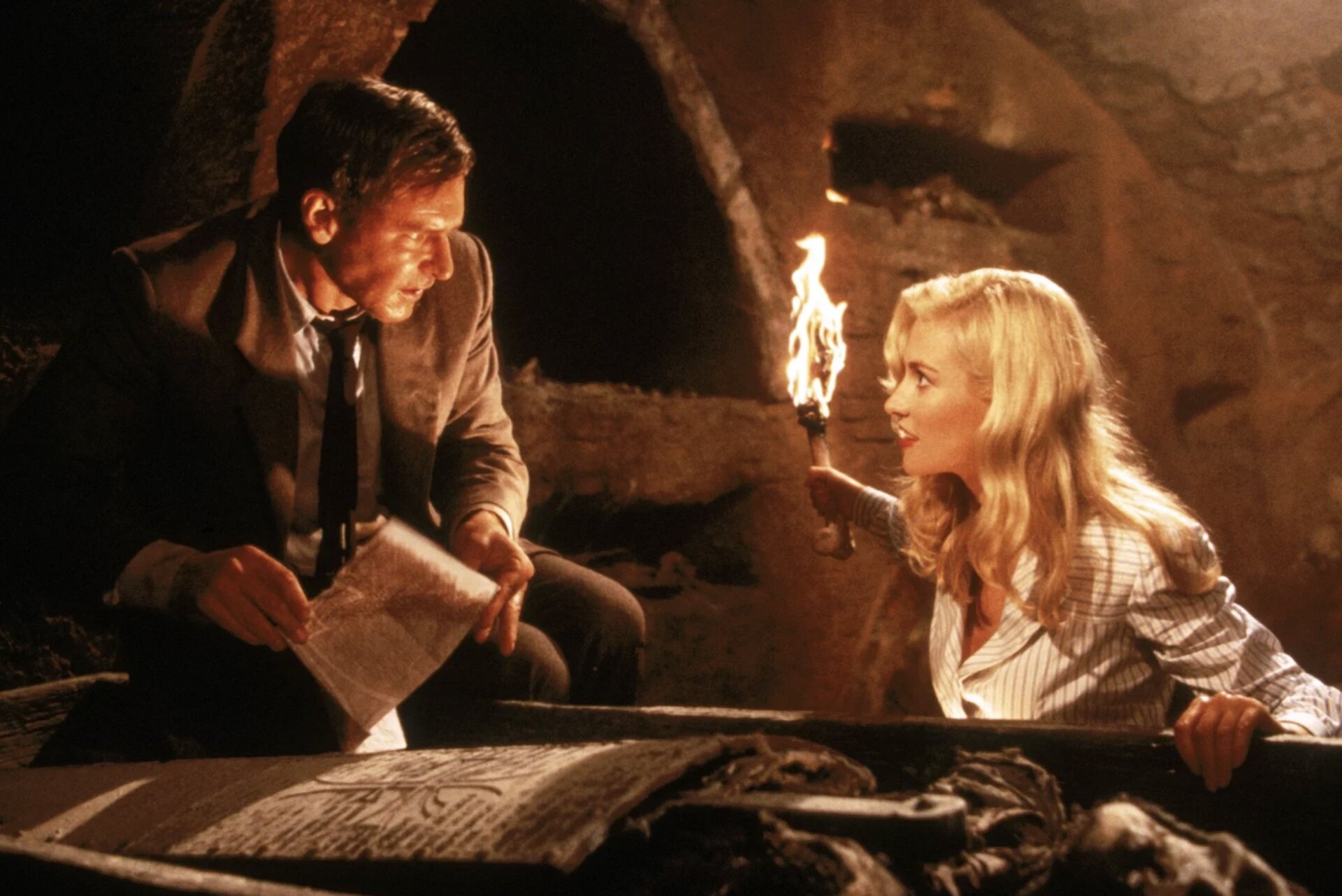 Indiana Jones and Elsa in Last Crusade